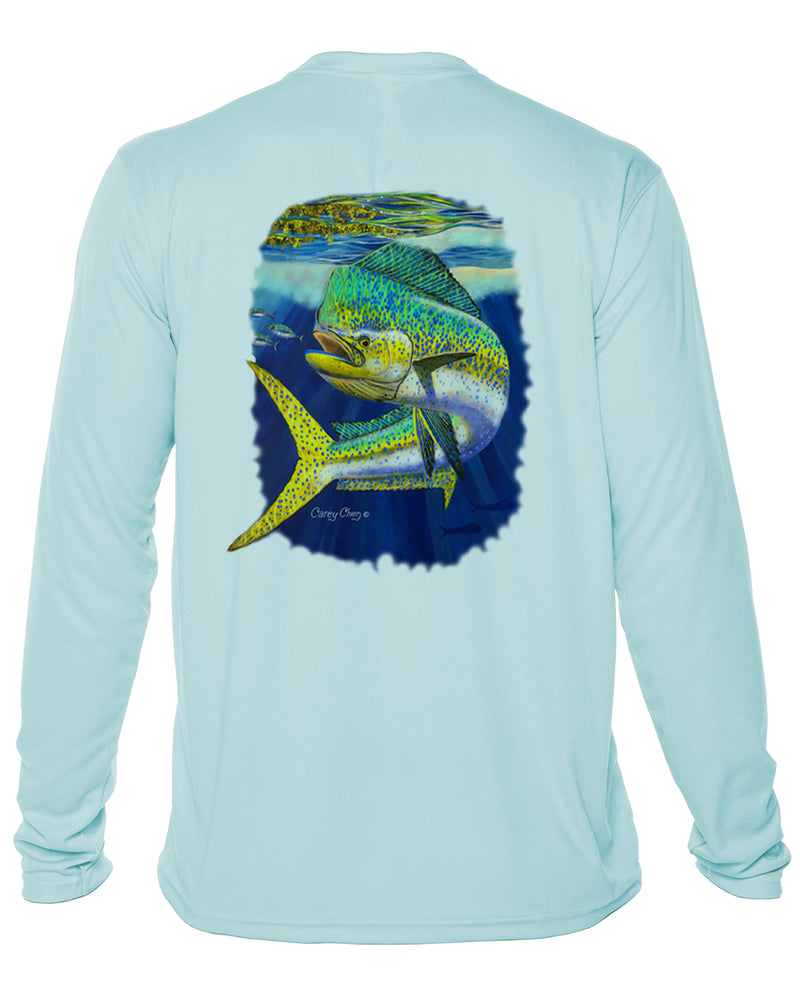 Youth Performance Shirt – "Mahi Ambush" by Carey Chen