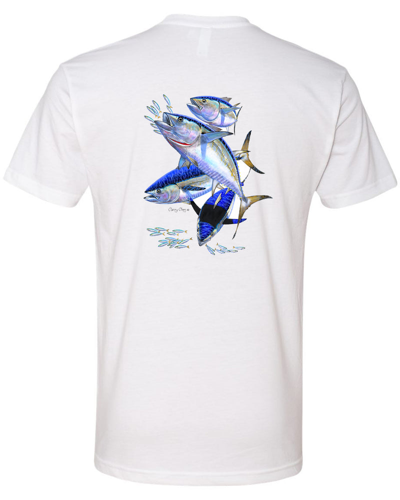 Short Sleeve Unisex T-Shirt – 'Blue Group' Original Art by Carey Chen