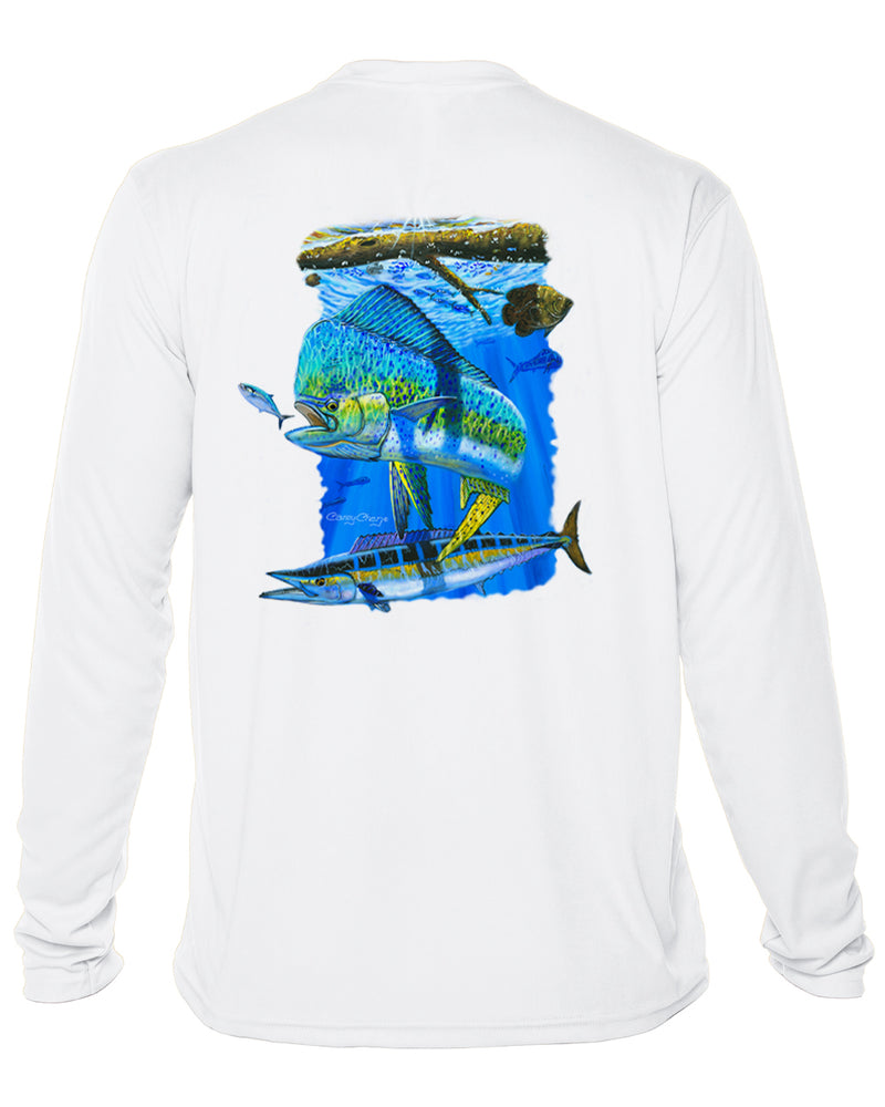 Youth Performance Shirt – "Mangrove Mahi" by Carey Chen