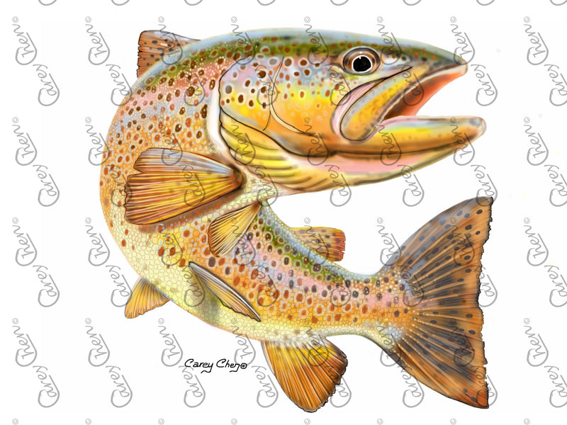 Short Sleeve Unisex T-Shirt – 'Red 84' Original Art by Carey Chen