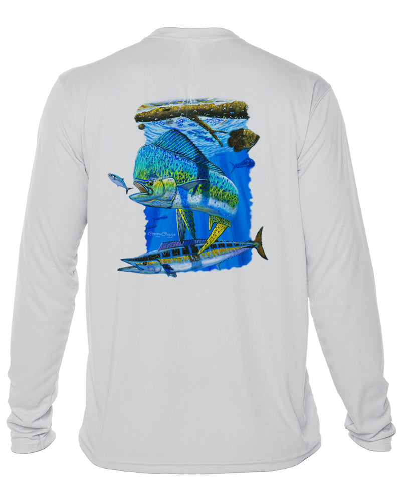 Youth Performance Shirt – "Mangrove Mahi" by Carey Chen