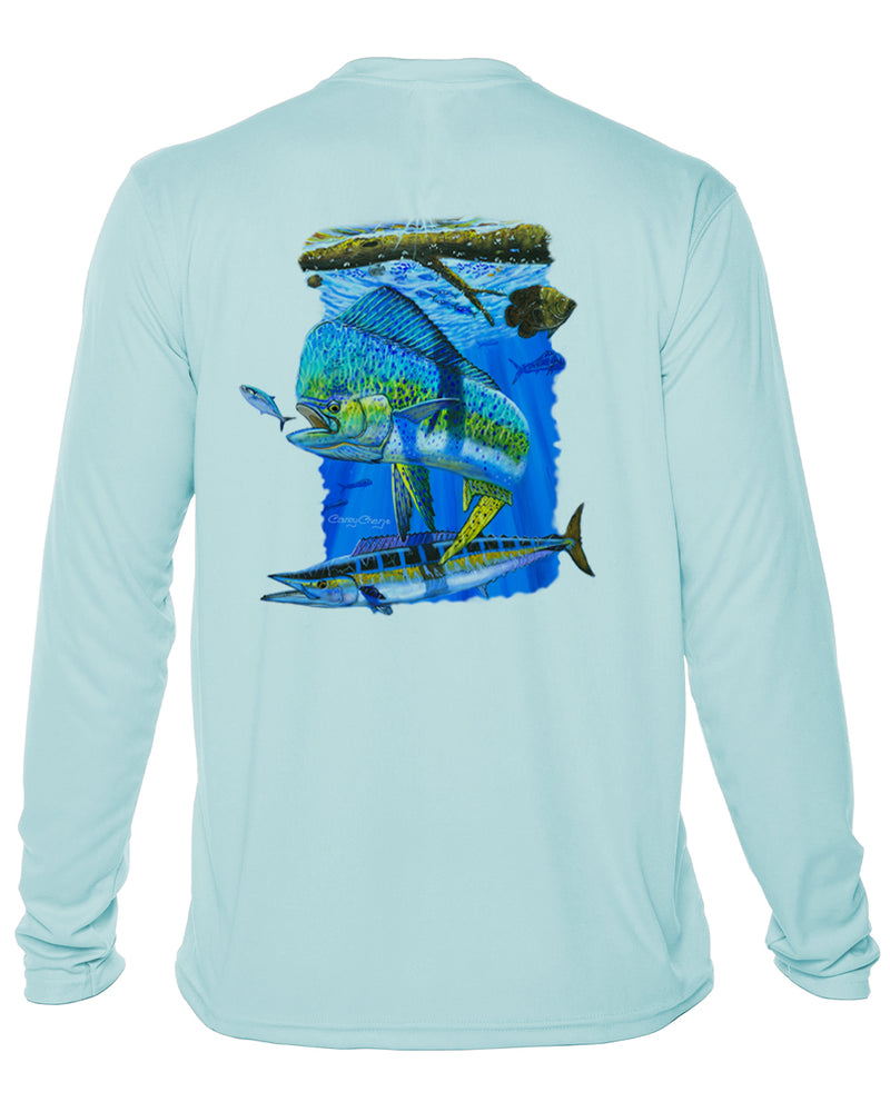 Youth Performance Shirt – "Mangrove Mahi" by Carey Chen