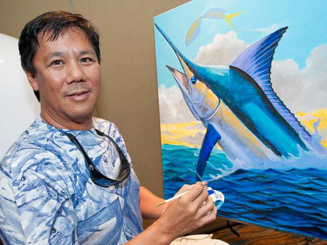 Carey Chen- Marine Artist, Conversationalist and Fisherman....