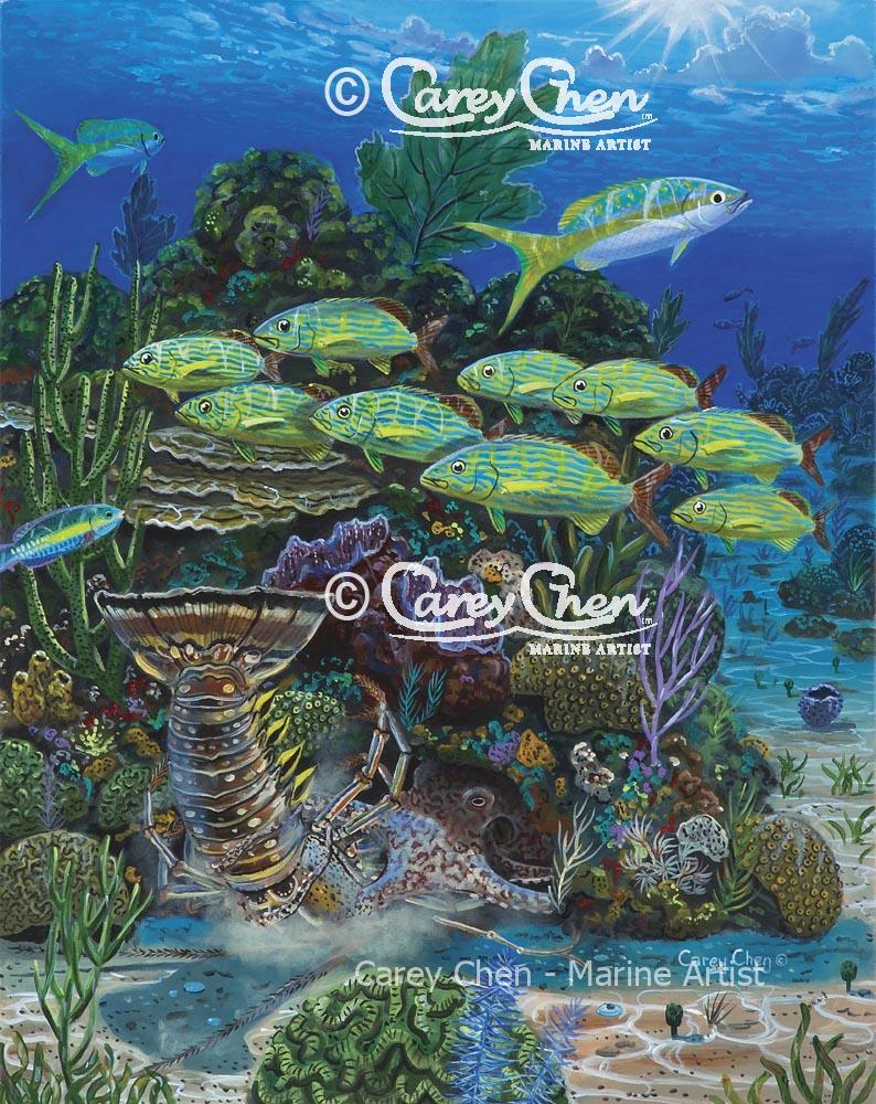 Lobster Feast (Framed)