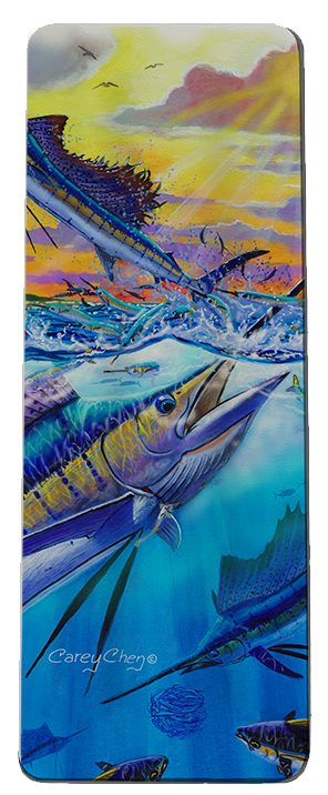 Sailfish Slap Koozie – “Offshore Glory” by Carey Chen