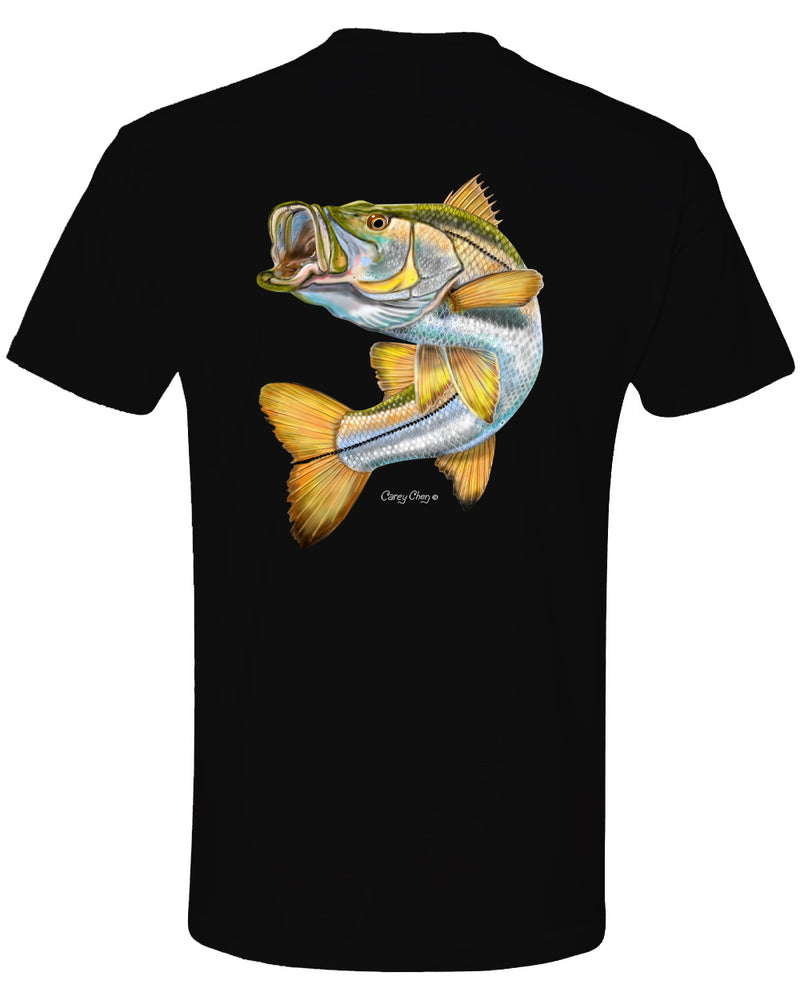 Short Sleeve Unisex T-Shirt – 'Snook 78' Original Art by Carey Chen