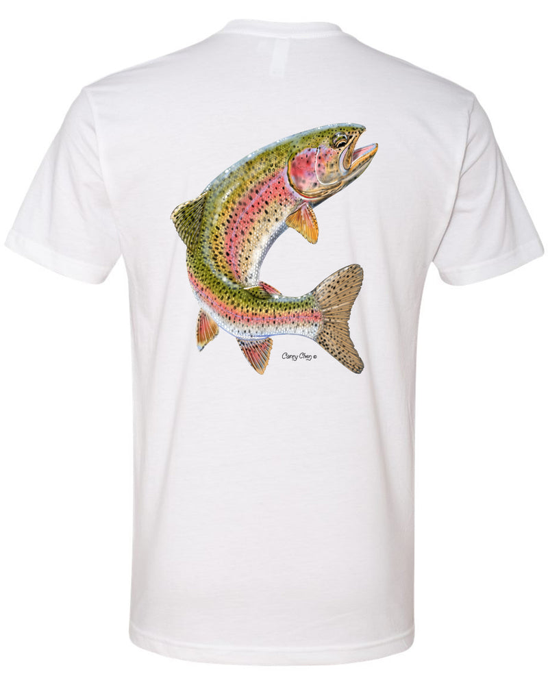 Short Sleeve Unisex T-Shirt – 'Trout 85' Original Art by Carey Chen