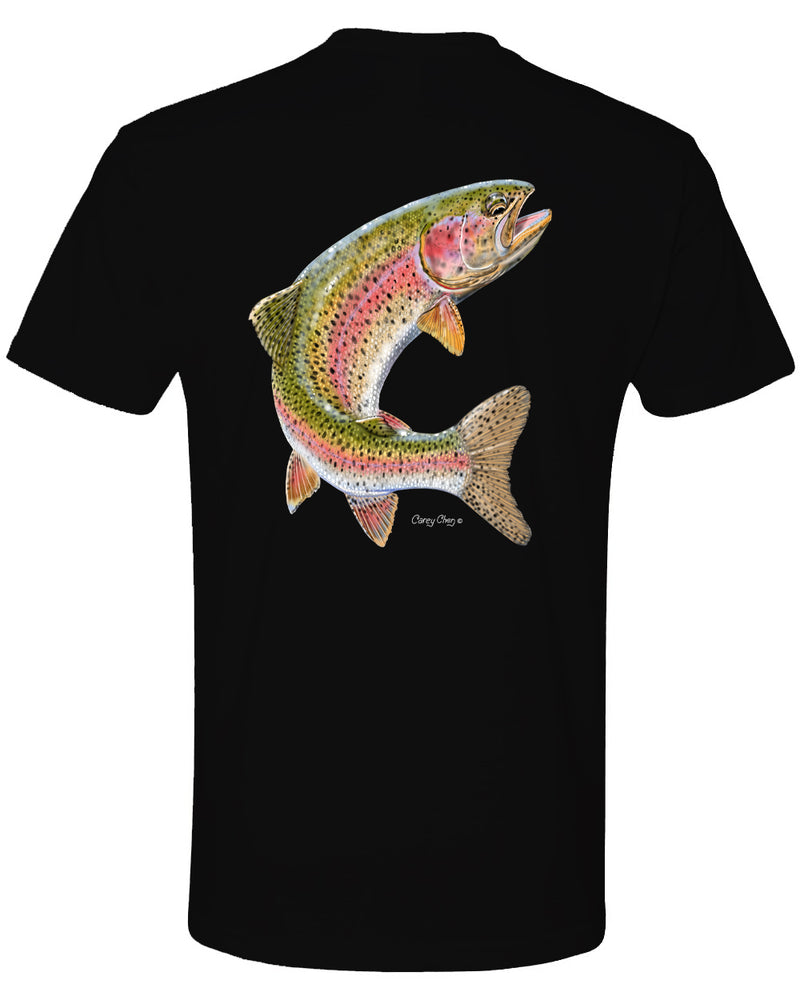 Short Sleeve Unisex T-Shirt – 'Trout 85' Original Art by Carey Chen