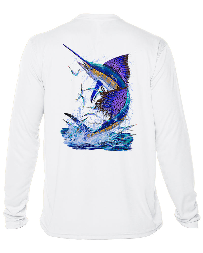 Men's Sailfish Splash Long Sleeve Dri-Fit Shirt