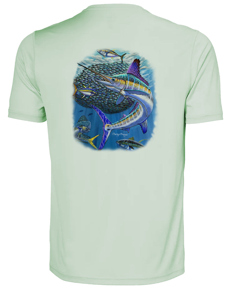 Men's Bait Ball Frenzy Short Sleeve Dri-Fit Shirt