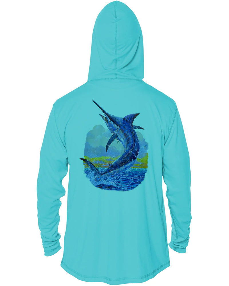 Hooded Dri Fit Shirt •Sunset Hookup