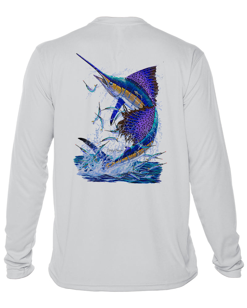 Men's Sailfish Splash Long Sleeve Dri-Fit Shirt