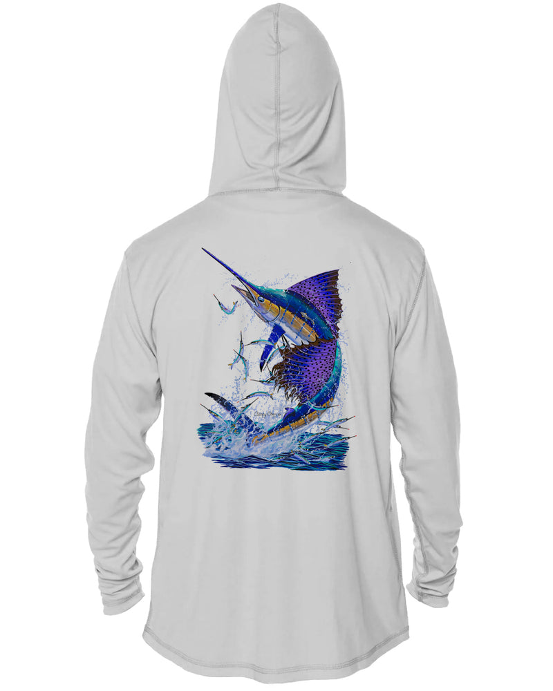 Hooded Dri Fit Shirt • Sailfish Leap