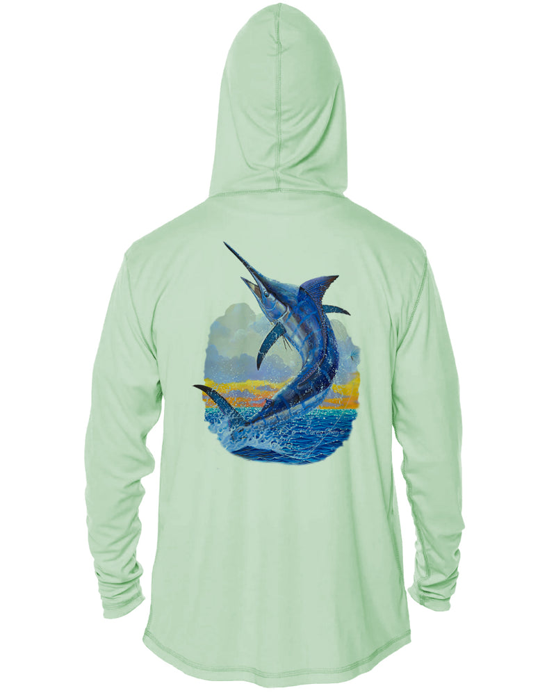 Hooded Dri Fit Shirt •Sunset Hookup