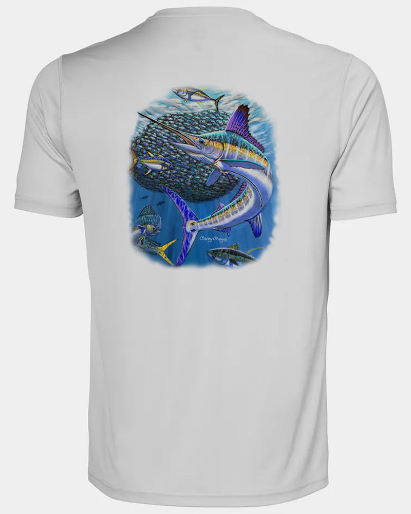 Men's Bait Ball Frenzy Short Sleeve Dri-Fit Shirt