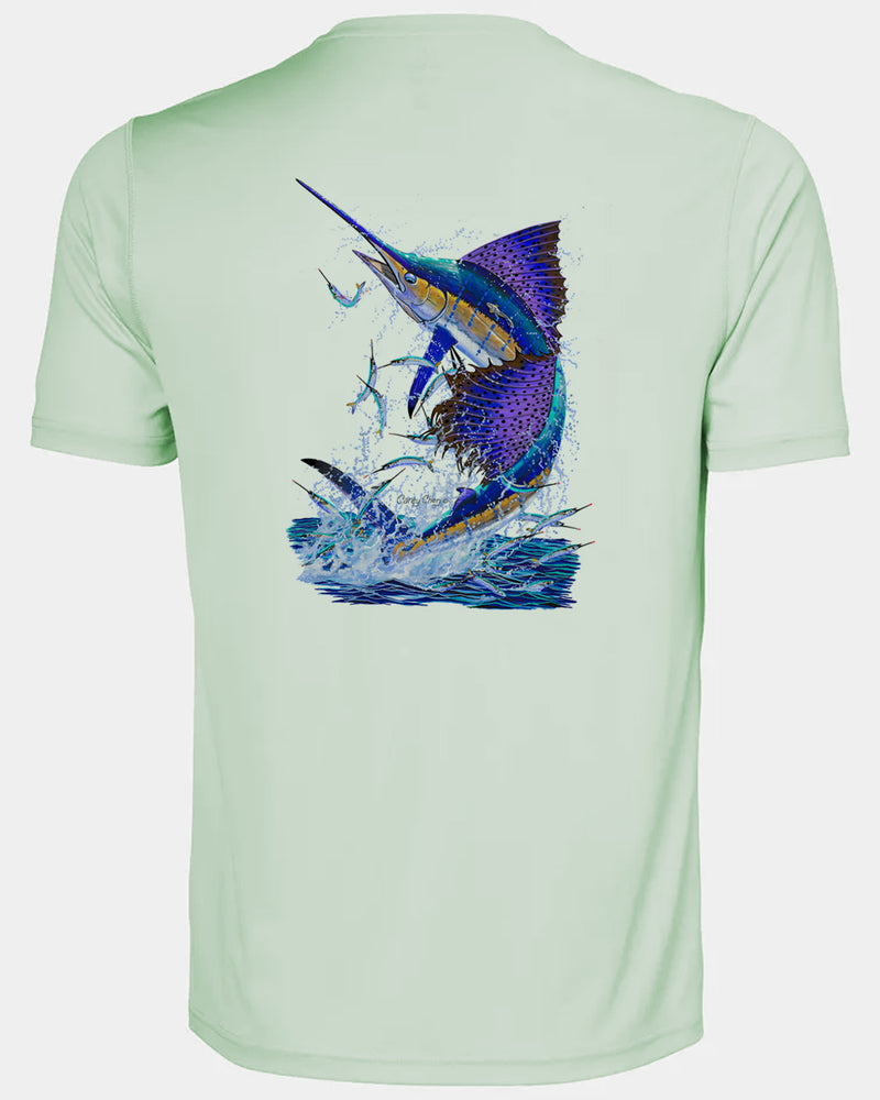 Men's Sailfish Splash Short Sleeve Dri Fit Shirt