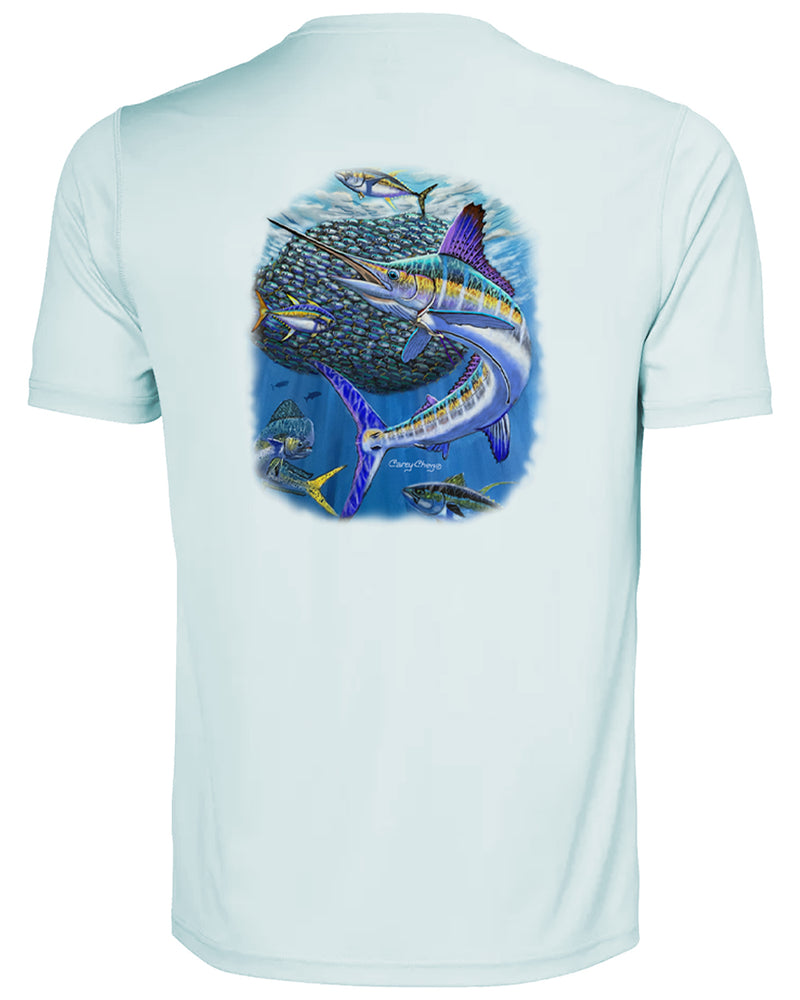 Men's Bait Ball Frenzy Short Sleeve Dri-Fit Shirt