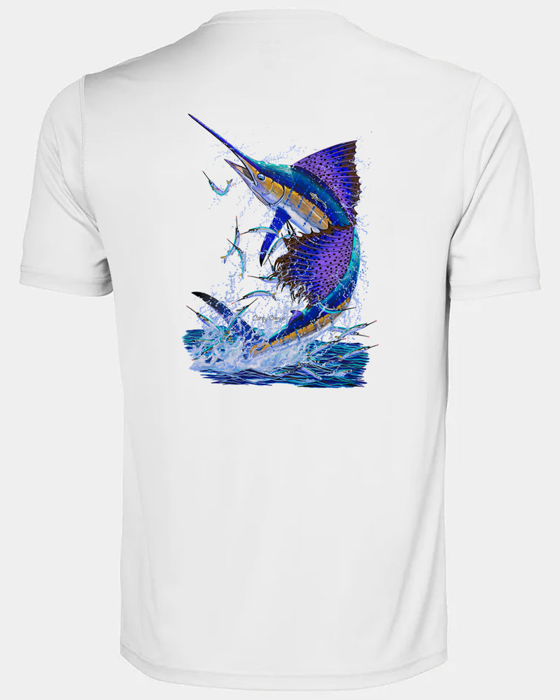 Men's Sailfish Splash Short Sleeve Dri Fit Shirt