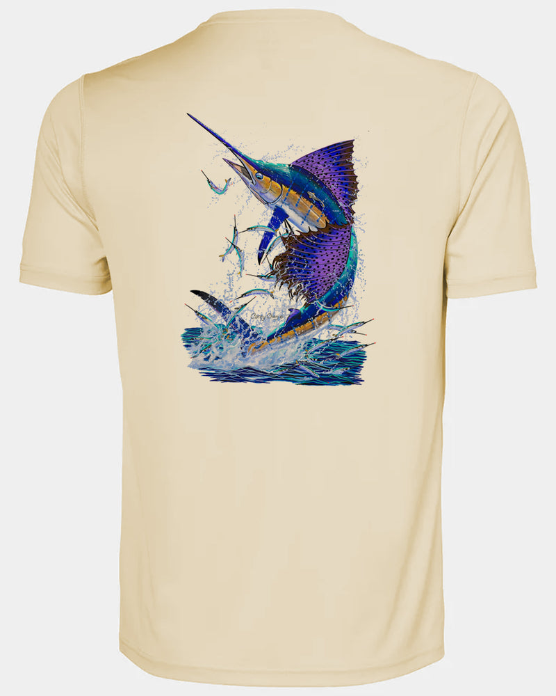 Men's Sailfish Splash Short Sleeve Dri Fit Shirt