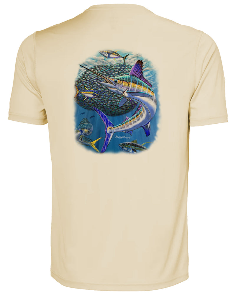 Men's Bait Ball Frenzy Short Sleeve Dri-Fit Shirt