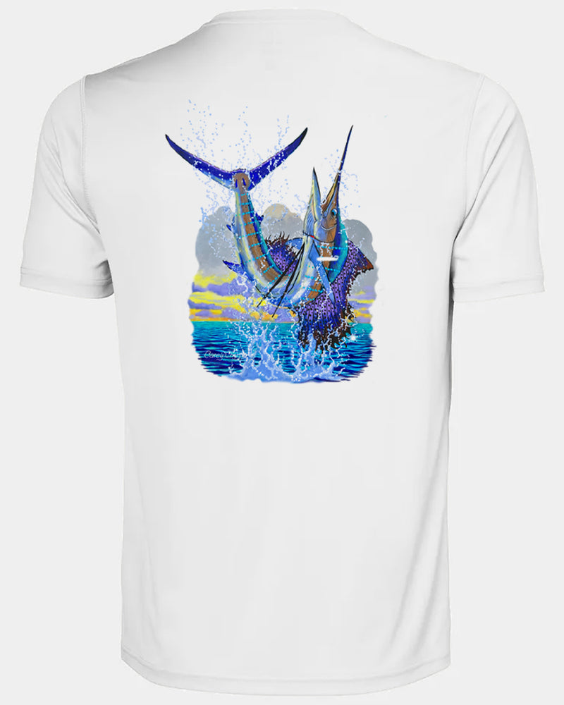 Men's Sailfish Leap Short Sleeve Dri Fit Shirt