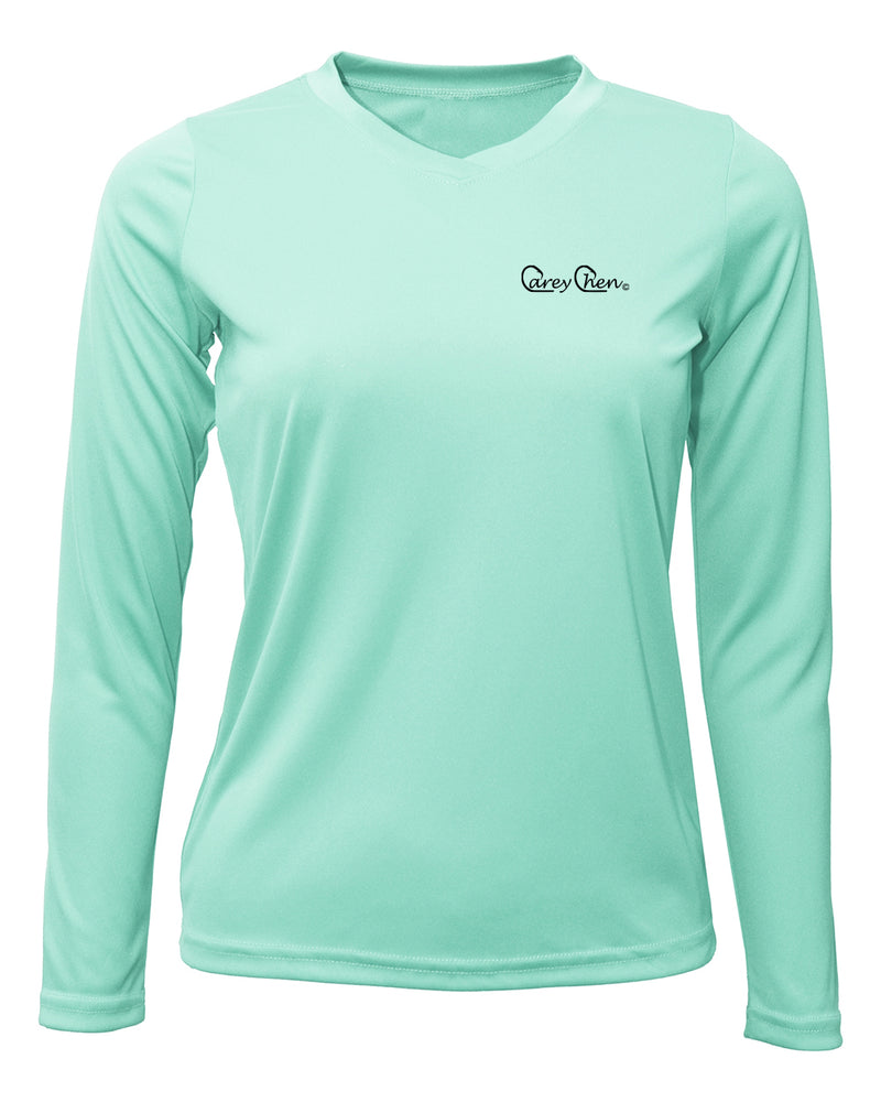 Women's Long Sleeve V-Neck Shirt - Bass