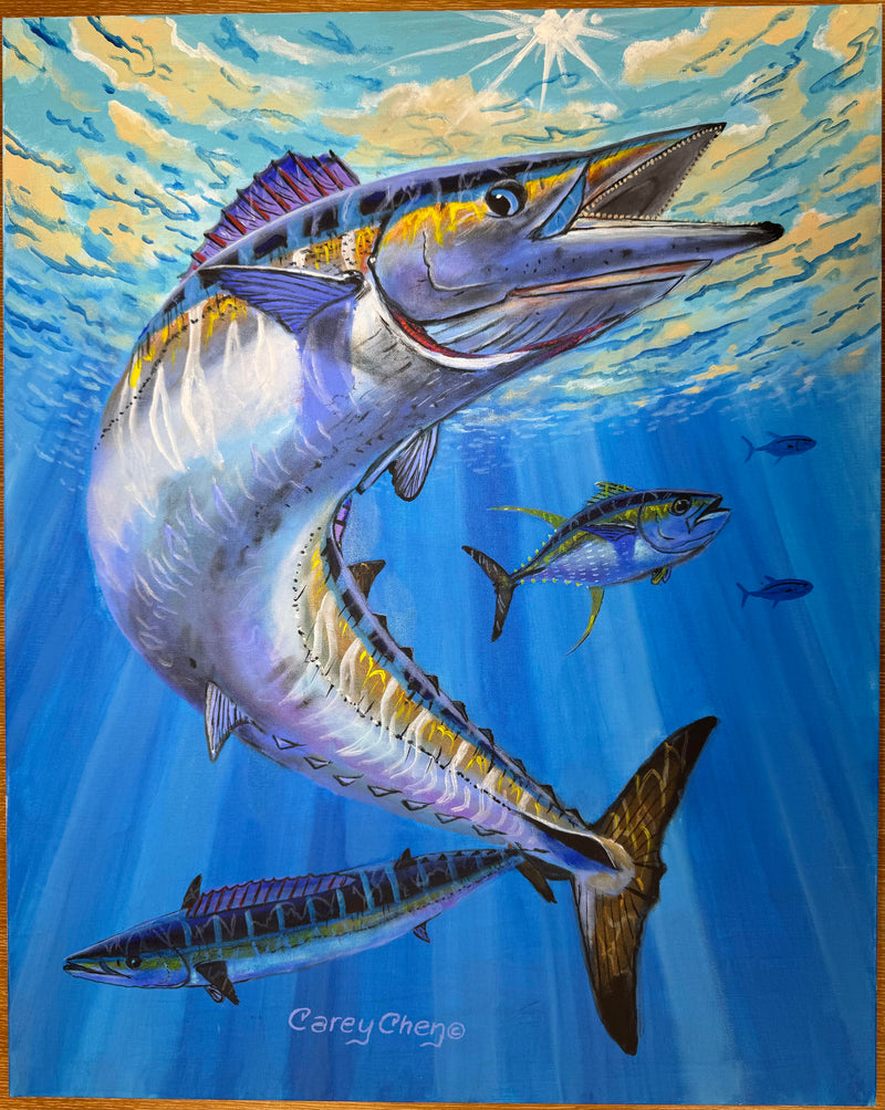Wahoo Surprise - Original Painting