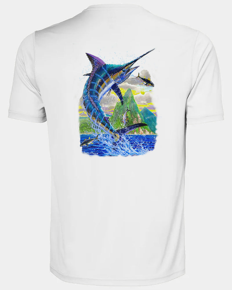 Men's Ocean Royalty Short Sleeve Dri Fit Shirt