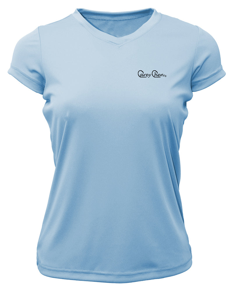 Women's Short Sleeve 'Mahi Ambush' V-Neck Shirt