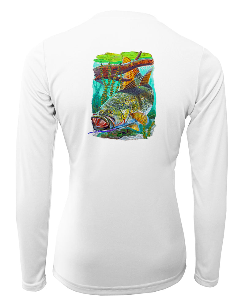 Women's Long Sleeve V-Neck Shirt - Bass