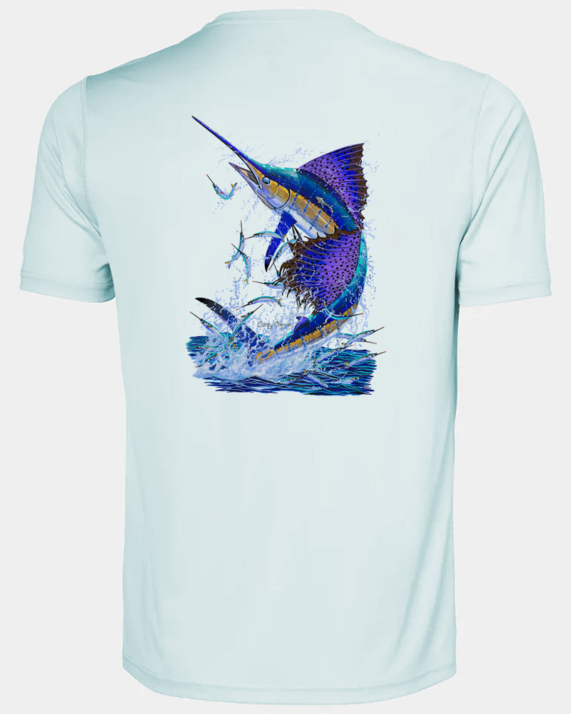 Men's Sailfish Splash Short Sleeve Dri Fit Shirt