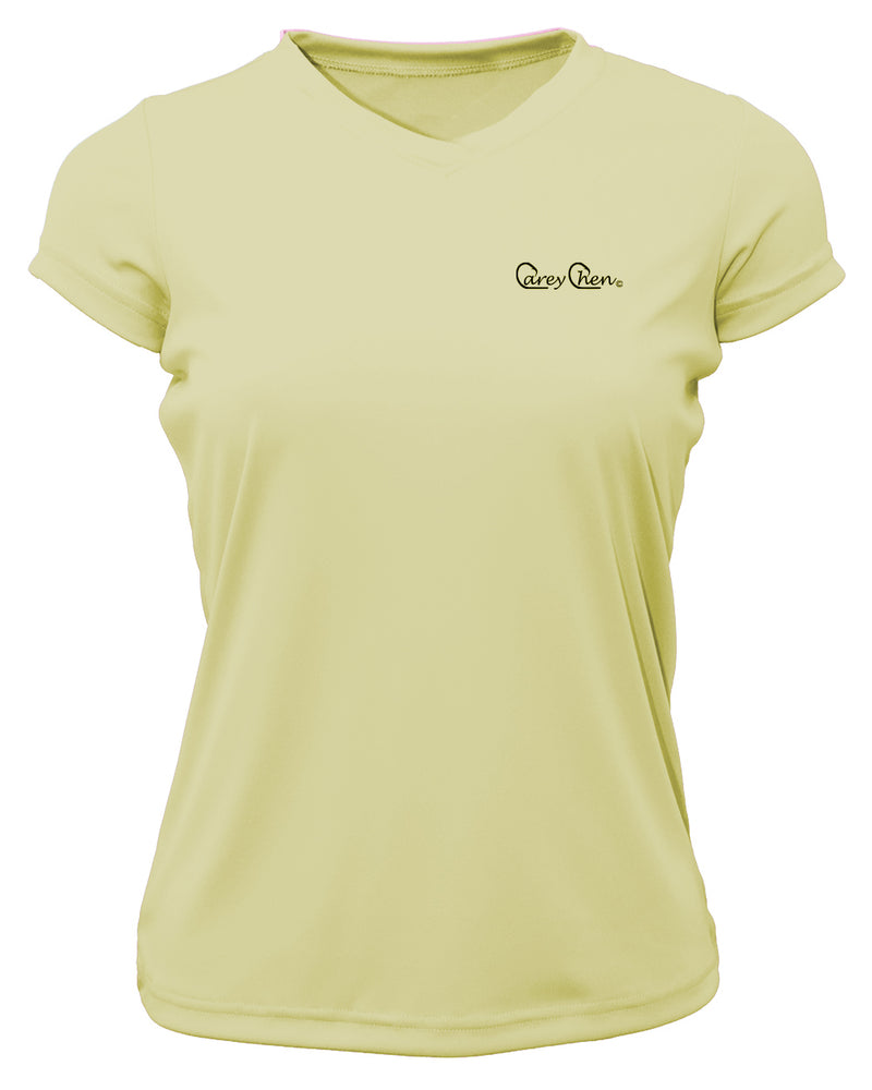 Women's Short Sleeve 'Bait Ball Frenzy' V-Neck Shirt